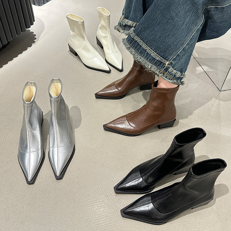Elegant High Heel Pointed Toe Shoes