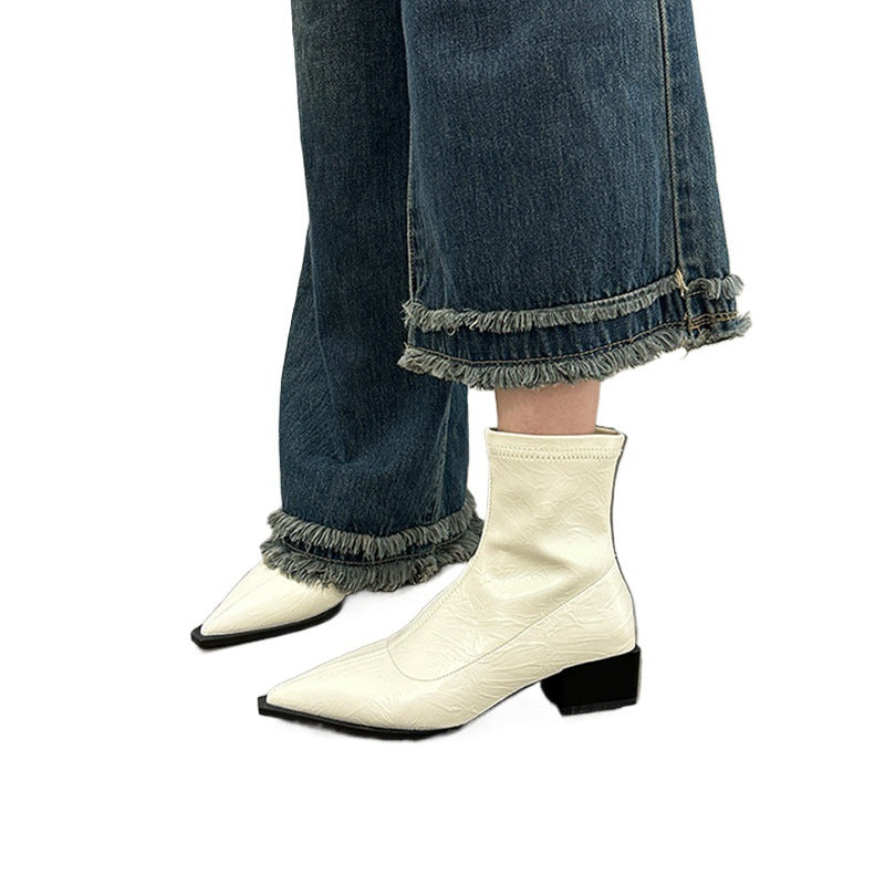 Elegant High Heel Pointed Toe Shoes