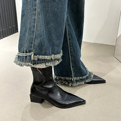 Elegant High Heel Pointed Toe Shoes