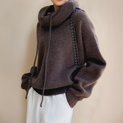 Comfy Women's Cowl Neck Sweater