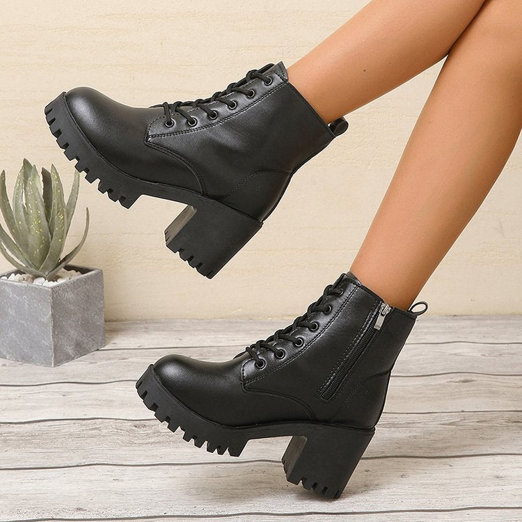 Tall Brown Ankle Boots for Women