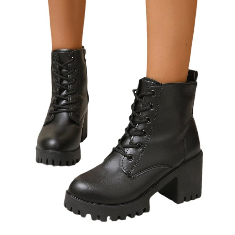 Tall Brown Ankle Boots for Women