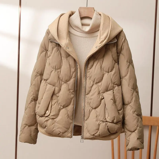 Warm Women's Puffer Coat - Luxivelle