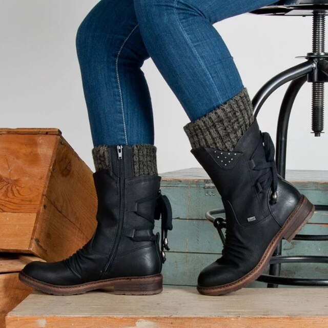 Fashionable Leather Ankle Boots | Women's Boots