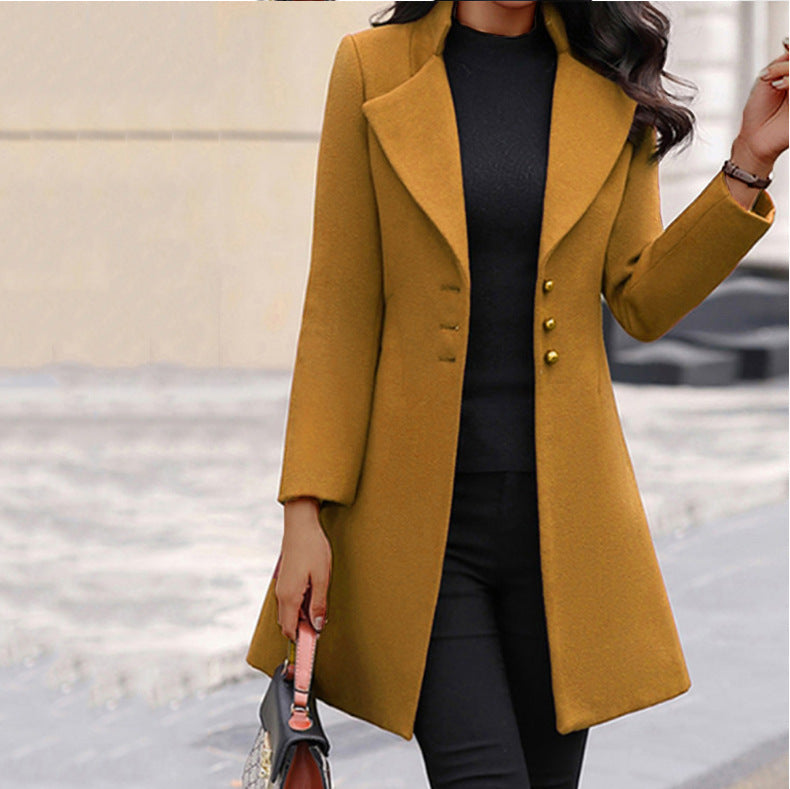 Luxury Wool Overcoat | Classic Long Winter Coat