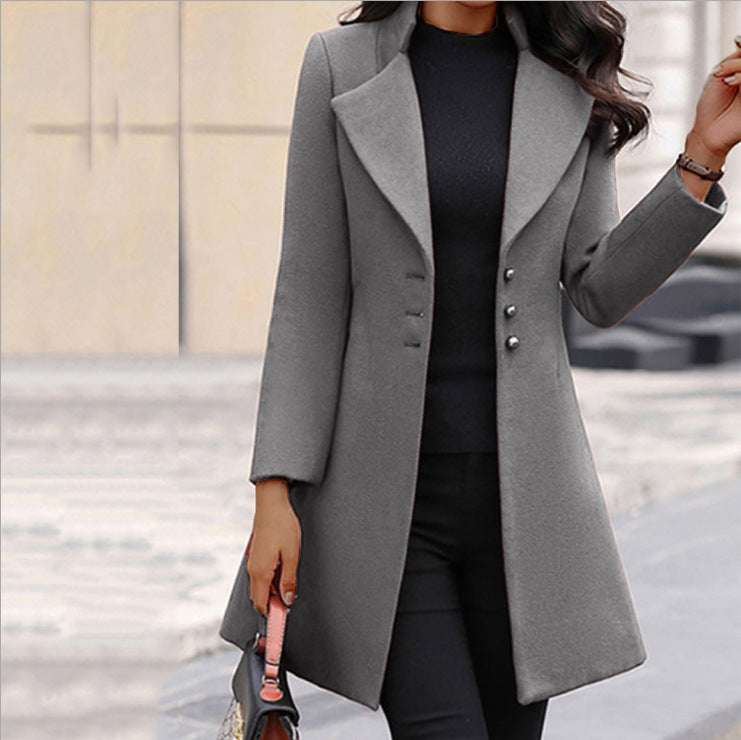 Luxury Wool Overcoat | Classic Long Winter Coat