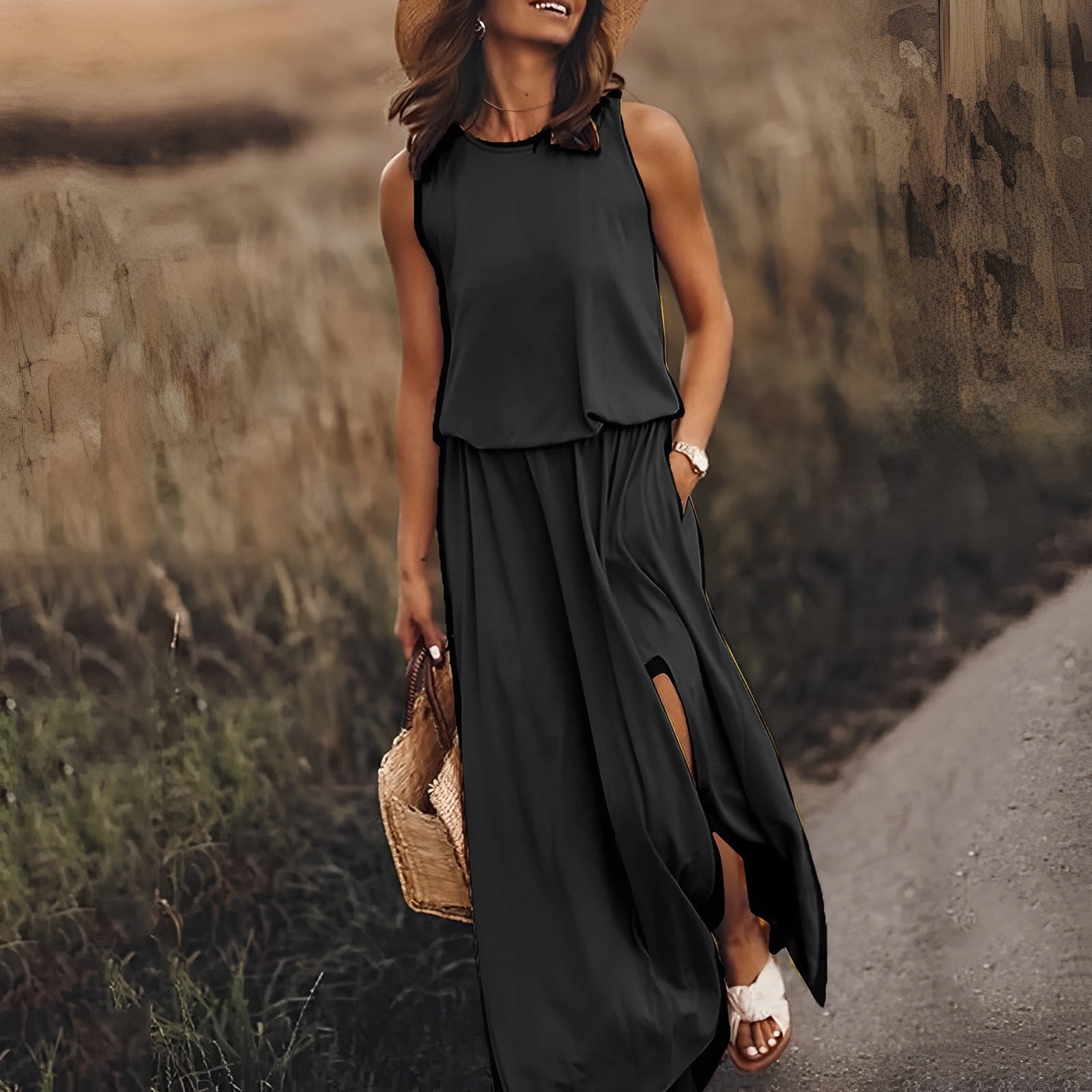 Variant image for Mia | Floral Maxi Dress-9