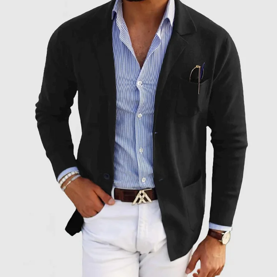 Blazer Jacket – Modern Cut Polyester Blend And Sleek Shape 11