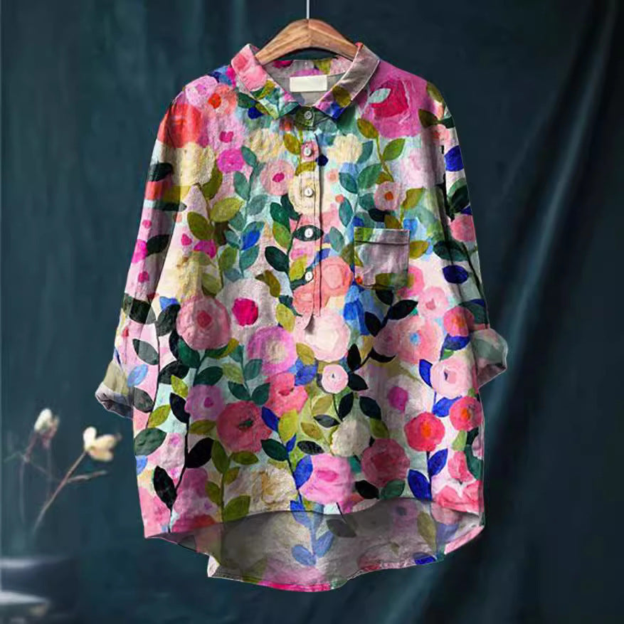 Michelle | Vintage Puff Long Sleeve Blouse