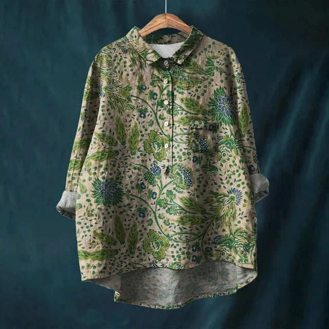 Michelle | Vintage Puff Long Sleeve Blouse