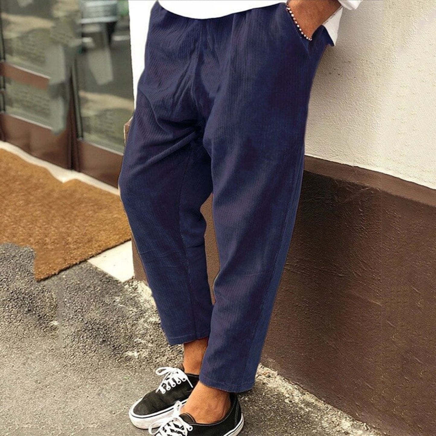 Comfortable Casual Cotton Trousers for Men