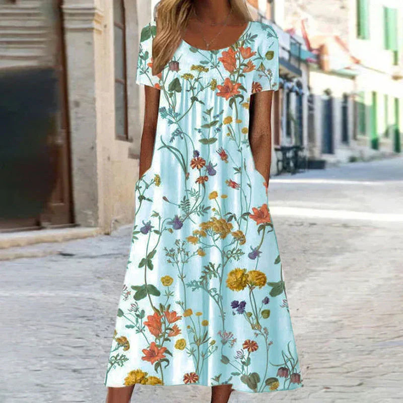 Charlotte | White Midi Summer Dress 3
