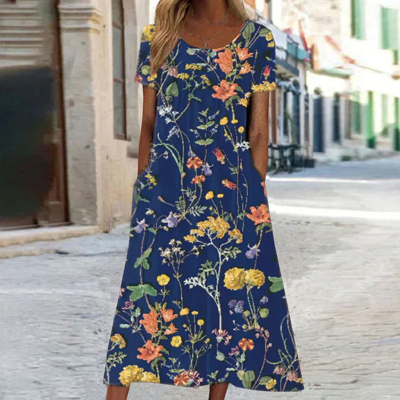 Charlotte | White Midi Summer Dress 2