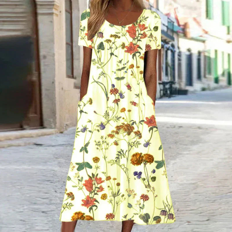 Charlotte | White Midi Summer Dress 4