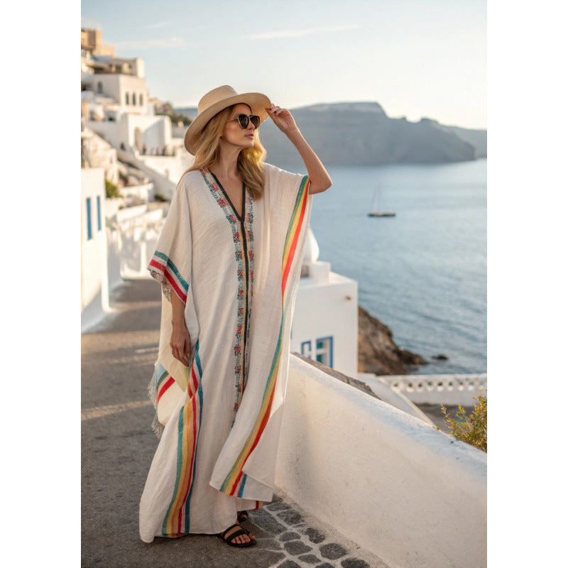 Flowy Long Summer Dress for Women