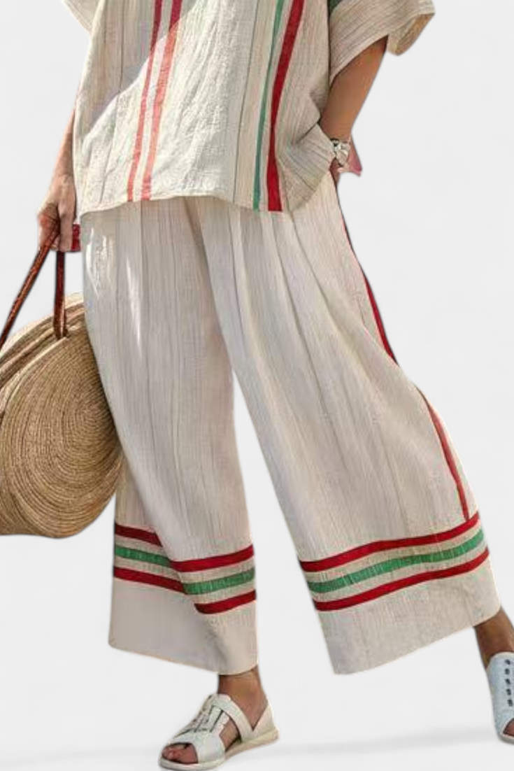 Boho Striped Outfit Set | Women's Clothing 3