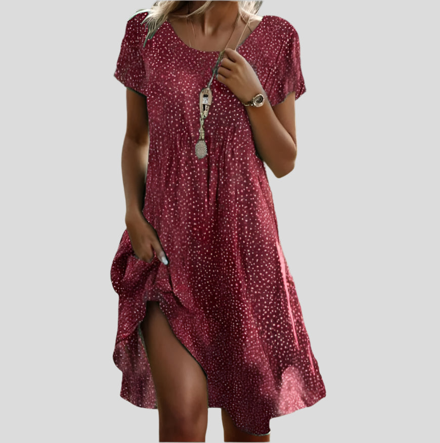 Chic Casual Sundress | Ladies Cotton Maxi Dress