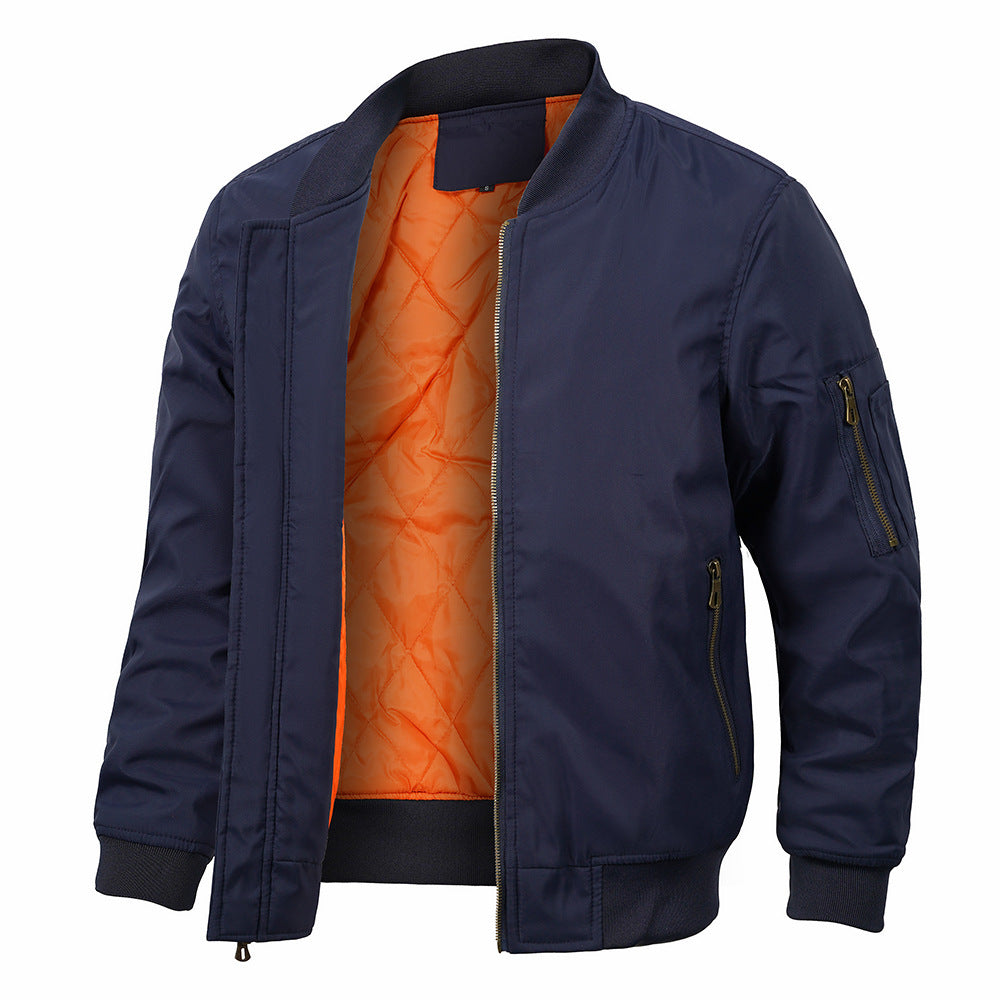 Bomber Jacket – Polyester Blend Lined Ribbed & Blocks Wind 5