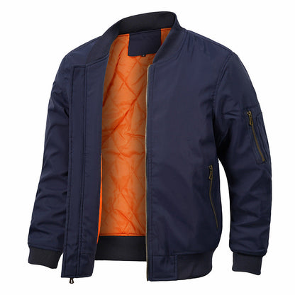 Bomber Jacket – Polyester Blend Lined Ribbed & Blocks Wind 5