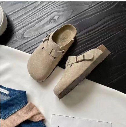 Variant image for Boston Suede Clogs - Adjustable Buckle, Unisex Comfort-10
