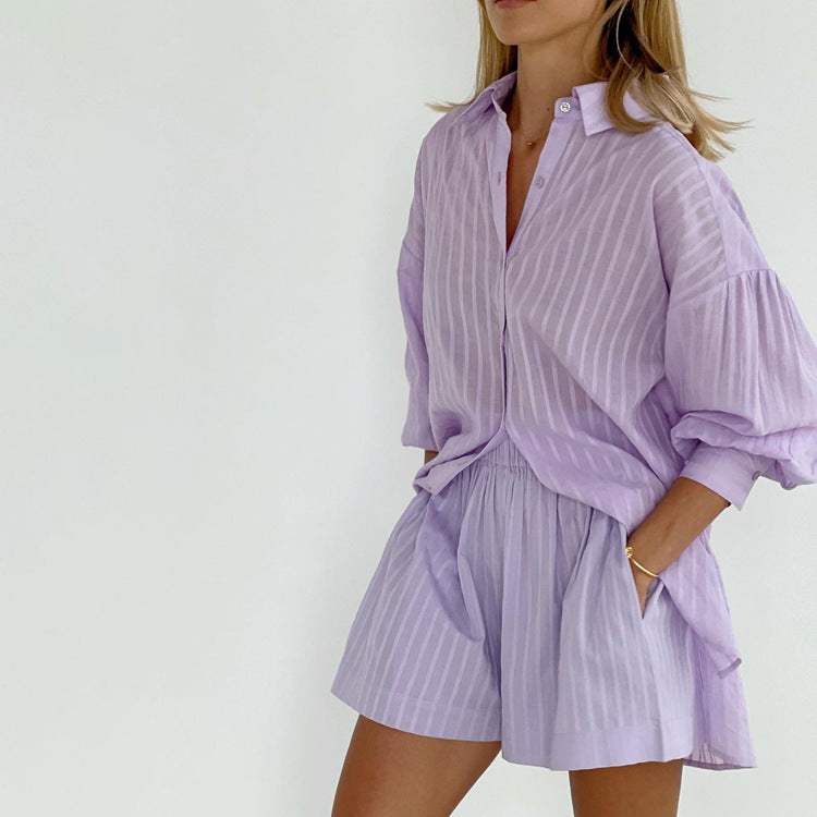 Cute Summer Shorts & Top 2 Piece Outfit - Luxivelle