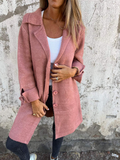 Warm Women's Oversized Knit Coat