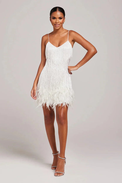 Tassel Short Party Dress for Ladies - Luxivelle