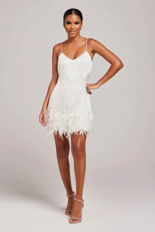 Tassel Short Party Dress for Ladies - Luxivelle