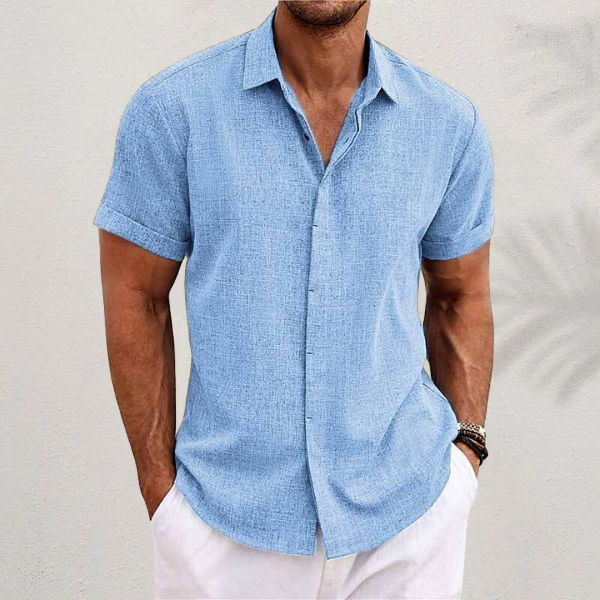 Relaxed Fit Men's Summer Shirt - Luxivelle