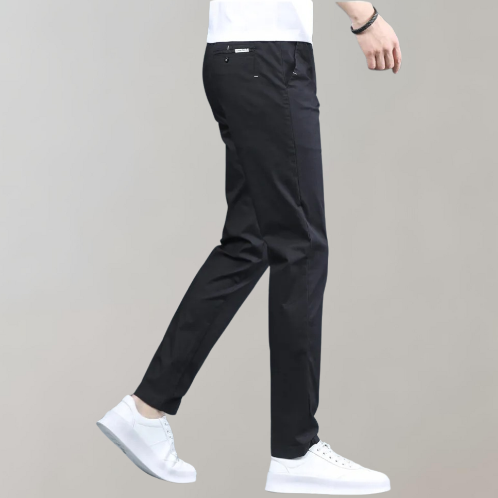 Men's Slim Fit Chino Pants Breathable Water Resistant Golf Trousers