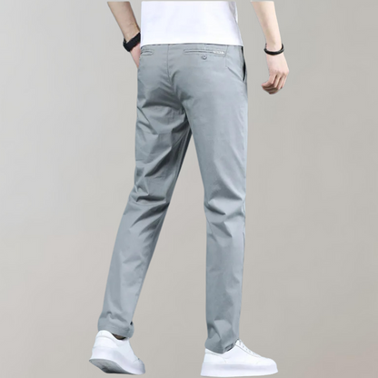 Men's Slim Fit Chino Pants Breathable Water Resistant Golf Trousers