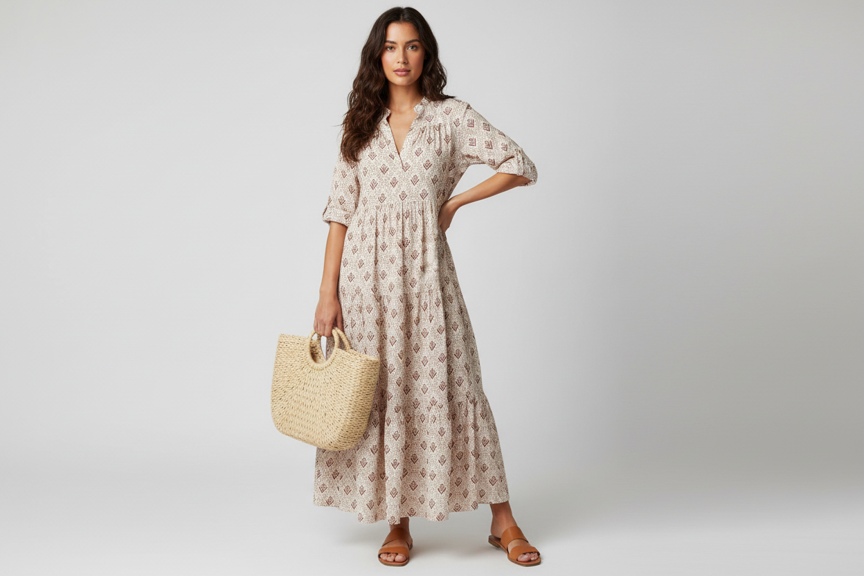 Elegant Casual Long Dress for Women - Luxivelle