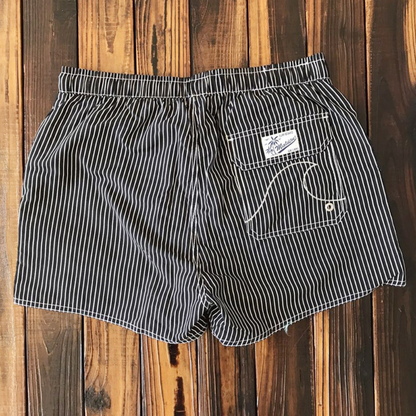 Striped Comfort | Men's Swim Shorts - Lightweight Beach & Board Shorts 4
