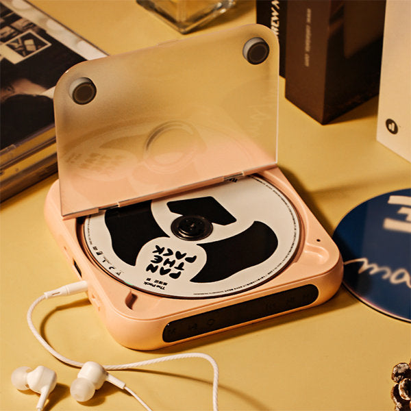 Compact Personal CD Music Player with Rechargeable Battery - Luxivelle