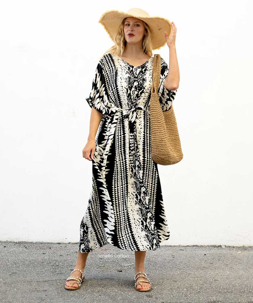 Relaxed Fit Cotton Beach Coverup