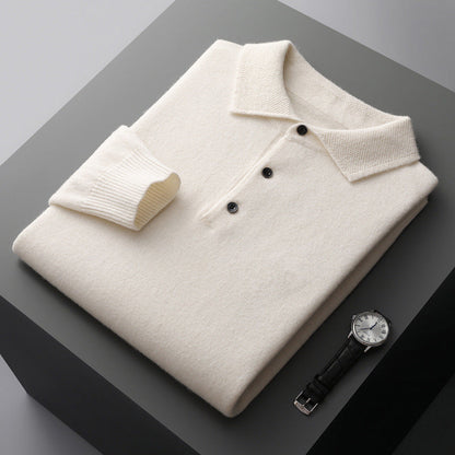 Soft High Quality Long Sleeve Polo Shirt