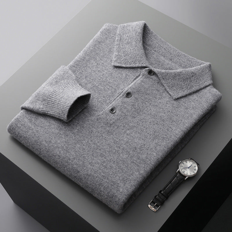 Soft High Quality Long Sleeve Polo Shirt