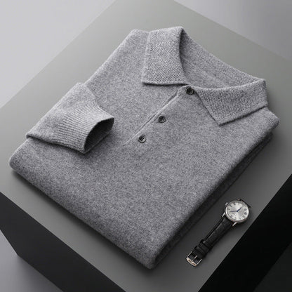 Soft High Quality Long Sleeve Polo Shirt