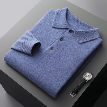Soft High Quality Long Sleeve Polo Shirt
