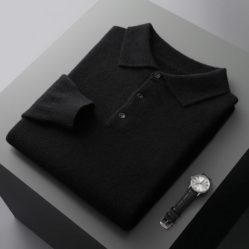 Soft High Quality Long Sleeve Polo Shirt