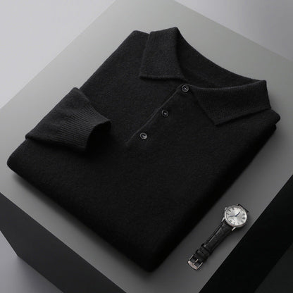 Soft High Quality Long Sleeve Polo Shirt