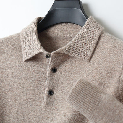 Soft High Quality Long Sleeve Polo Shirt