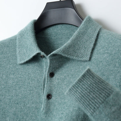 Soft High Quality Long Sleeve Polo Shirt