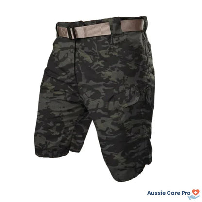 Comfortable Hiking Shorts - Elastic Fit with 6 Pockets
