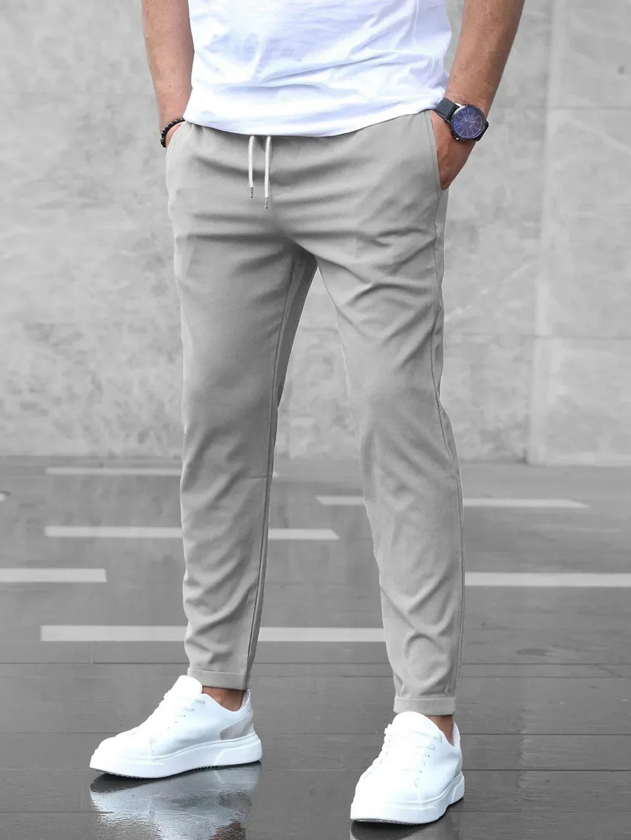 Men's Stretch Pants – Comfortable Fit, Versatile Style-1
