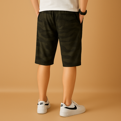 Tactical Khaki Shorts for Men with Extra Pockets