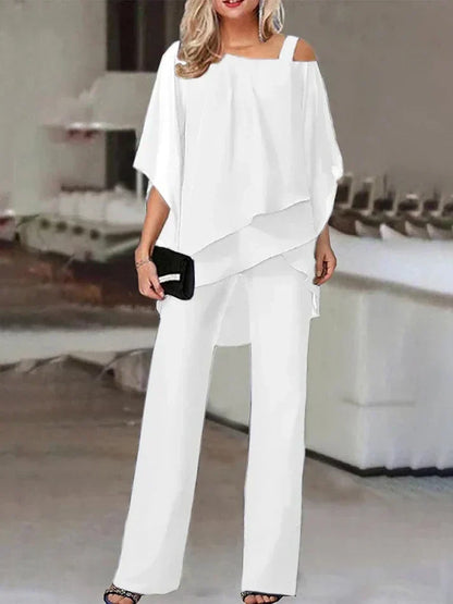 Barbara | Two Piece Pants Set - Comfortable Fabric-4