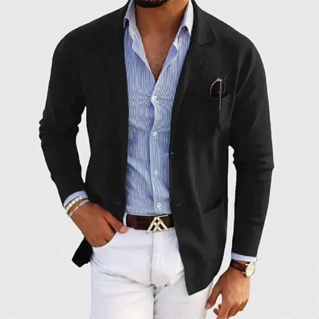 Comfortable Fit Mens Business Jacket - Luxivelle