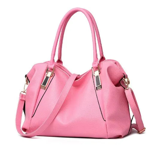 Stylish Fake Leather Tote Bag for Ladies