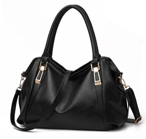 Stylish Fake Leather Tote Bag for Ladies